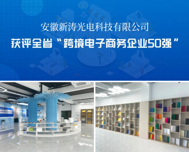 安徽新涛入选全省“跨境电子商务企业50强” 安徽新涛入选全省“跨境电子商务企业50强”