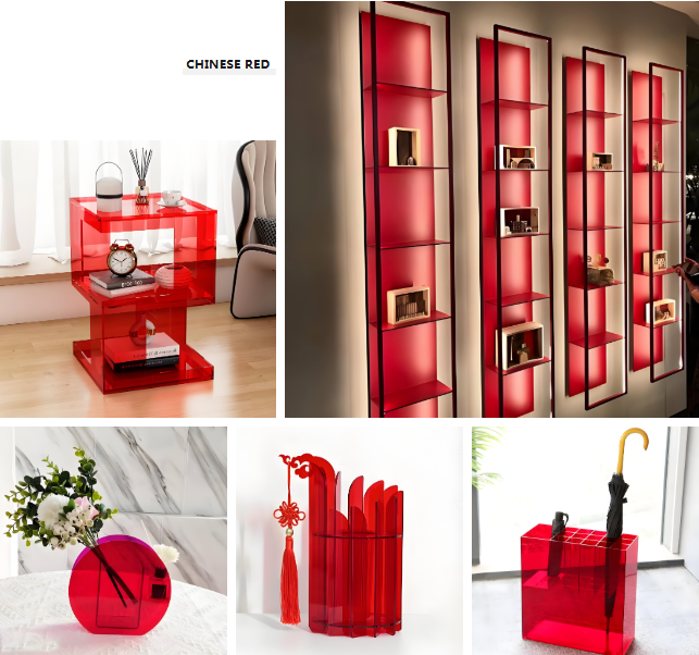 红色亚克力装饰 红色亚克力装饰